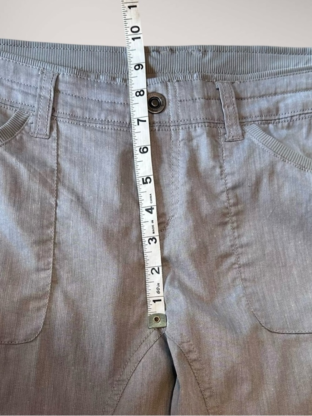 Kuhl Cabo Linen Blend Pants Women’s Size 10 Gray Style 6272 UPF 50+ Pockets Grey - Picture 11 of 16